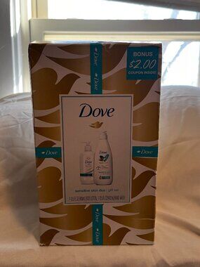 Dove sensitive skin duo set of 2 13.5 FL OZ EACH body lotion & hand wash